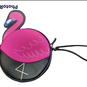 Betsey Johnson Flamingo Wristlet